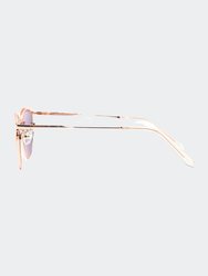 Marilyn Polarized Sunglasses - Rose Gold Mirrored