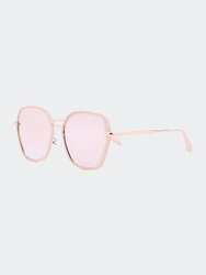 Maya Polarized Sunglasses - Rose Gold
