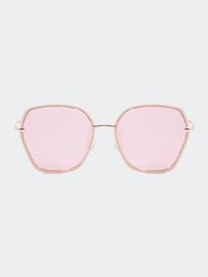 Maya Polarized Sunglasses - Rose Gold - Rose Gold