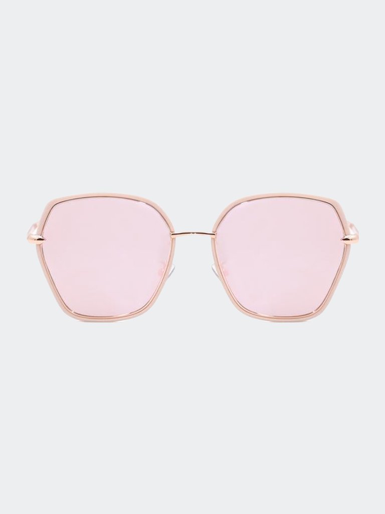 Maya Polarized Sunglasses - Rose Gold - Rose Gold