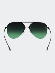 Smaller Megan 2 Sunglasses - Dark Green