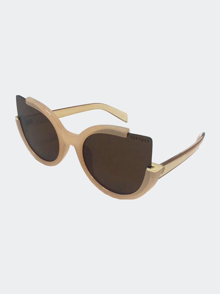 Sustainable Chloe Nude Sunglasses - Brown