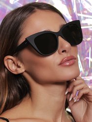 Venice Cateye Sunglasses - Black