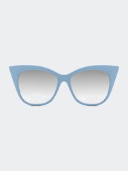 Venice Cateye Sunglasses - Blue/Silver - Blue - Silver