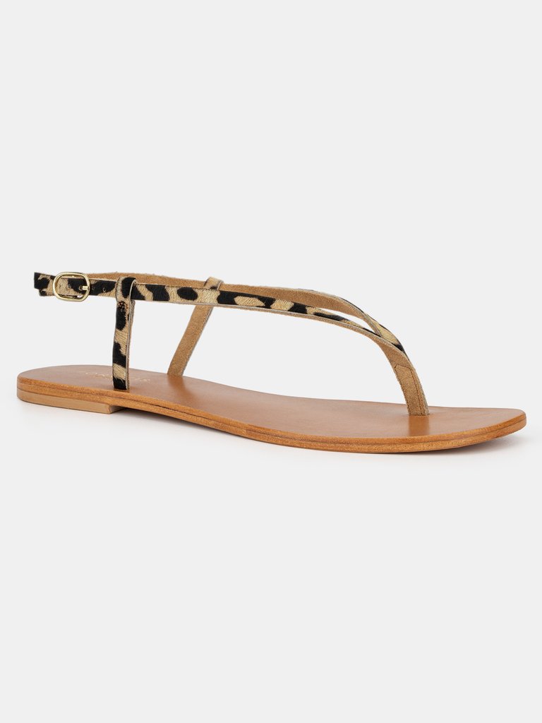 Women's Diana T-Strap Sandal - Leopard