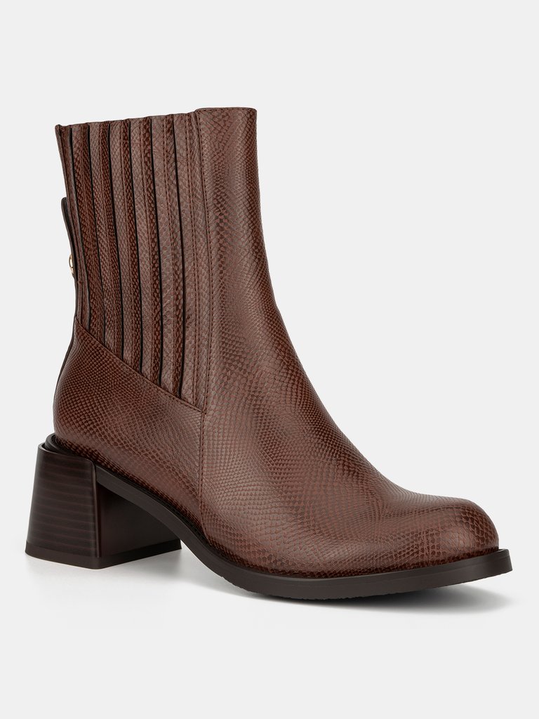 Women's Regent Bootie - Brown