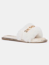 Women's Valentina Slides - White