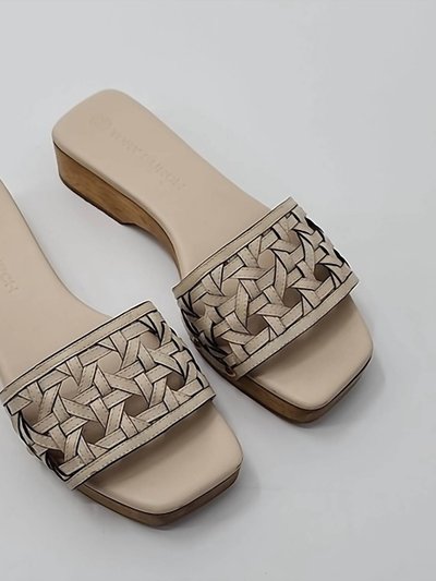 Tory Burch Basketweave Clog In Almound Flour product