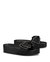 Crystal Bow Slide In Perfect Black - Perfect Black