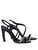Crystal Heel Sandal - Perfect Black