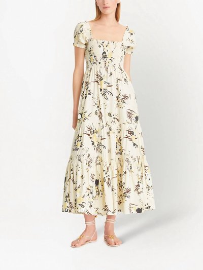 Tory Burch Floral Print Smocked Dress product