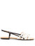 Multi Strap Leather Sandal In Ivory / Coco / Ginger Shortbread - Ivory / Coco / Ginger Shortbread