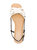 Multi Strap Leather Sandal In Ivory / Coco / Ginger Shortbread