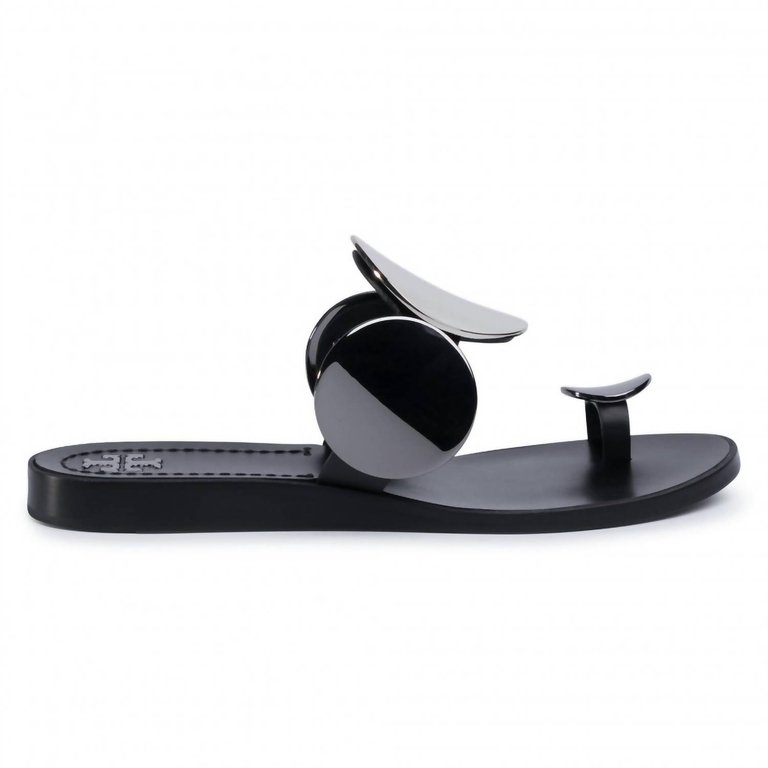 Patos Multi Disk Sandal - Perfect Black