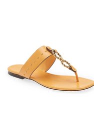 Perrine Vintage Plaque Sandal - Arancio