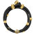 Roxanne Silk Wrap Bracelet - Black