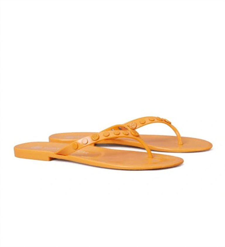 Studded Jelly Slipper - Sunburst