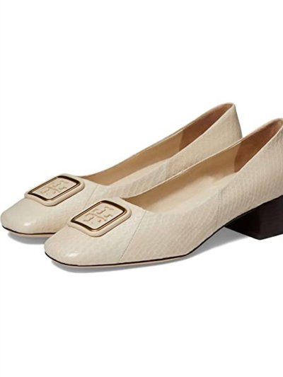 Tory Burch Women Footwear Georgia Block Heel Leather Pump Shoes product