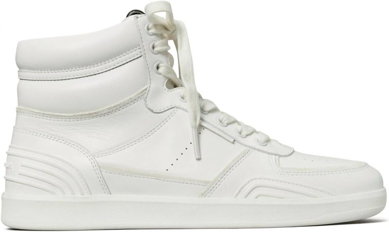 Women'S Clover Court High Purity Bianco High Top Sneakers - White