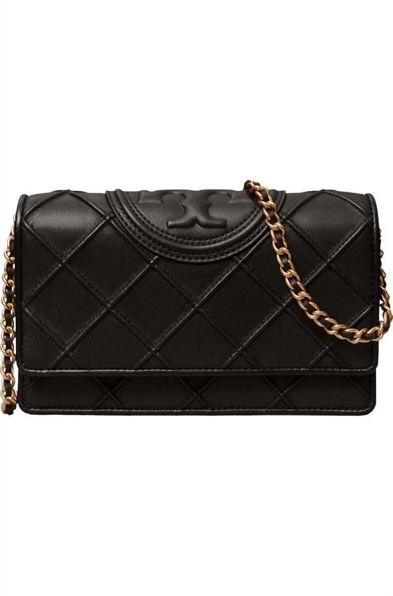 Women's Fleming Wallet Bag In Black