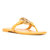 Women's Peachy Gold Metal Miller Slides Soft Sandals - Soft Peachy