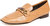 Women's Perrine Loafers Square Toe Leather Shoes - Caramel