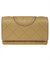 Women'S Soft Flemming Chain Leather Wallet - Pebblestone