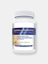 Advanced Probiotics With 30 Billion CFU's For Gastrointestinal Support