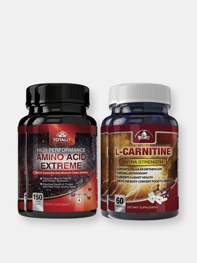 Totally Products Amino Acid Extreme and L-Carnitine Extra Strength Combo Pack product
