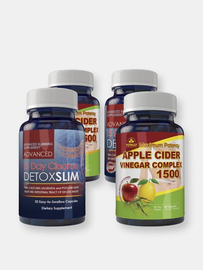 Totally Products Apple Cider 1500 And Detox Slim Combo Pack product