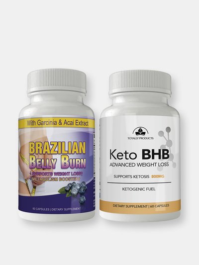 Totally Products Brazilian Belly Burn and Keto BHB Combo Pack product