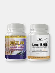 Brazilian Belly Burn and Keto BHB Combo Pack