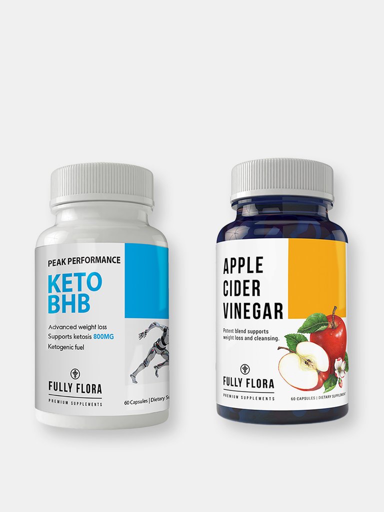 Fully Flora Keto BHB and Apple Cider Combo