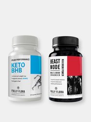 Fully Flora Keto BHB and Beast Mode Combo Pack
