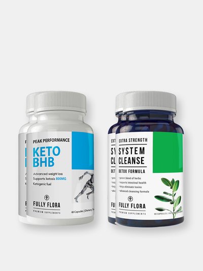 Totally Products Fully Flora Keto BHB and System Cleanse Combo Pack product