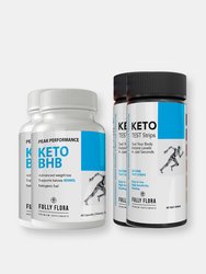 Fully Flora Keto Strips and Keto BHB - 2 Set Of Combo Pack