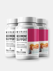 Fully Flora Woman's Hormone Support - 3 Bottle Pack