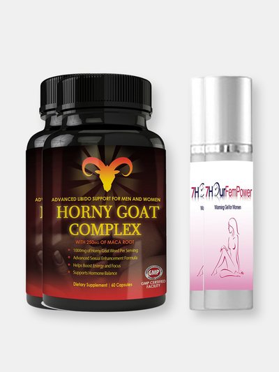 Totally Products Horny Goat Complex and 7Hour Fem Power Combo Pack product
