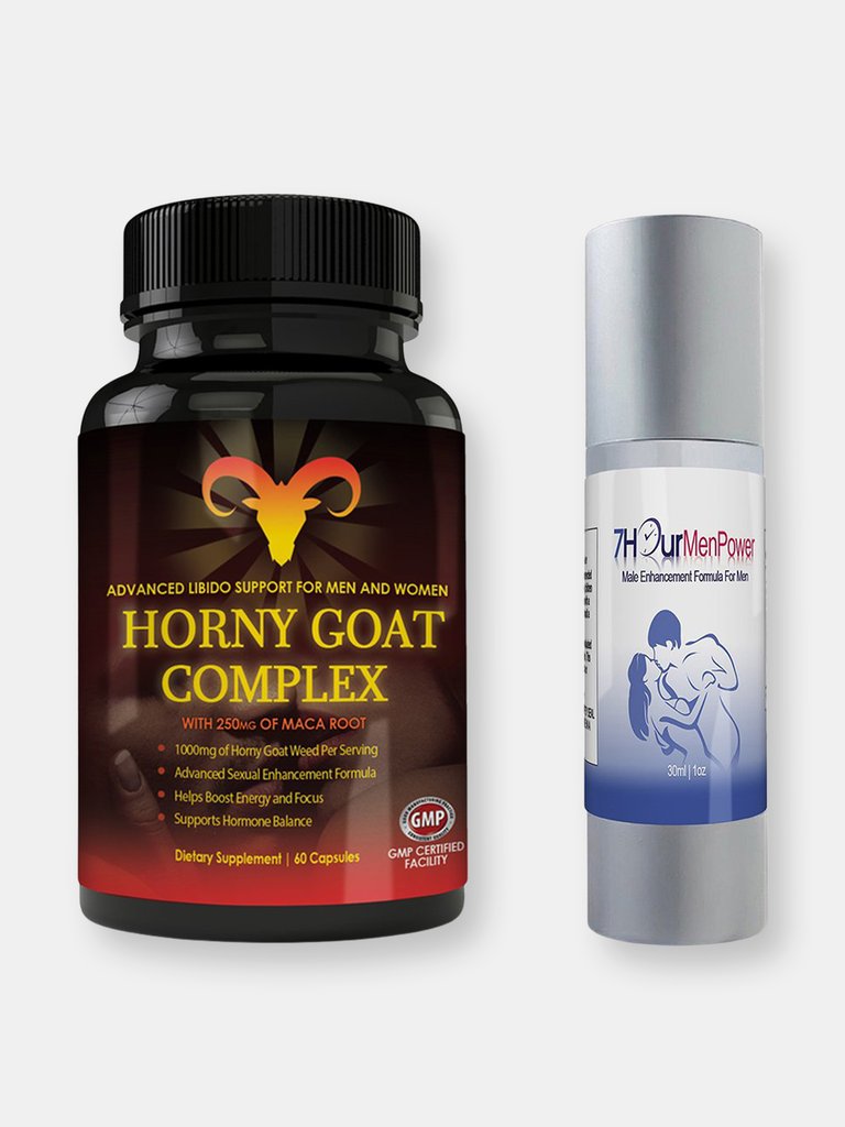 Horny Goat Complex and 7Hour Men Power Combo Pack