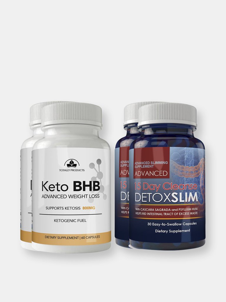 Keto BHB and 15-day Detox Sllim Combo Pack