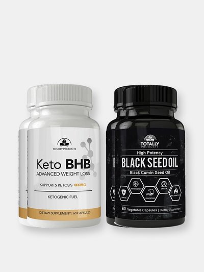 Totally Products Keto BHB and Black Seed Oil Combo Pack product
