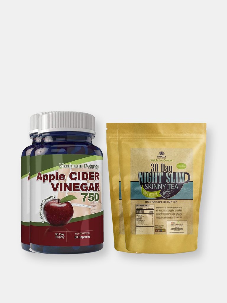 Night Slim Skinny Tea and Apple Cider Capsule Combo Pack