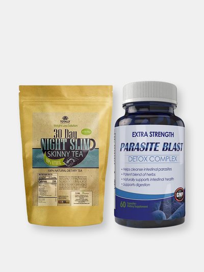 Totally Products Night Slim Skinny Tea and Parasite Blast Combo Pack product