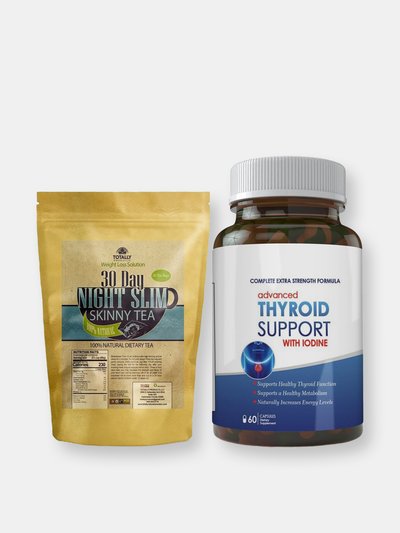 Totally Products Night Slim Skinny Tea and Thyroid Support Combo Pack product