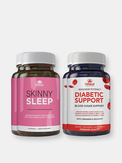 Totally Products Skinny Sleep and Advanced Diabetic Support Combo Pack product