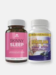 Skinny Sleep and Brazilian Belly Burn Combo Pack