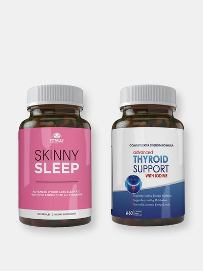 Totally Products Skinny Sleep and Thyroid Support Combo Pack product