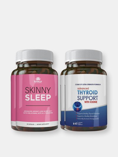 Totally Products Skinny Sleep and Thyroid Support Combo Pack product