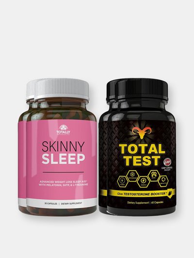 Totally Products Skinny Sleep and Total Test Testosterone Booster Combo Pack product