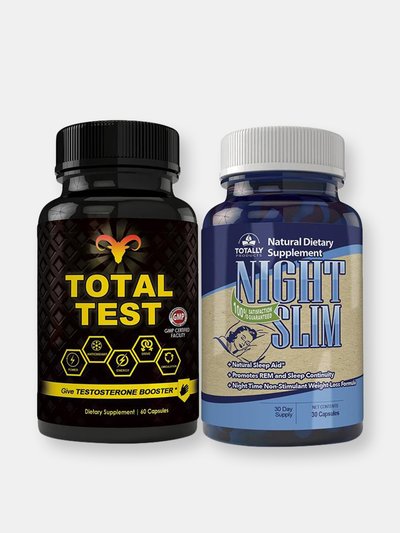 Totally Products Total Test Testosterone Booster and Night Slim Combo Pack product
